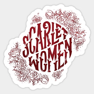 Scarlet Women Sticker